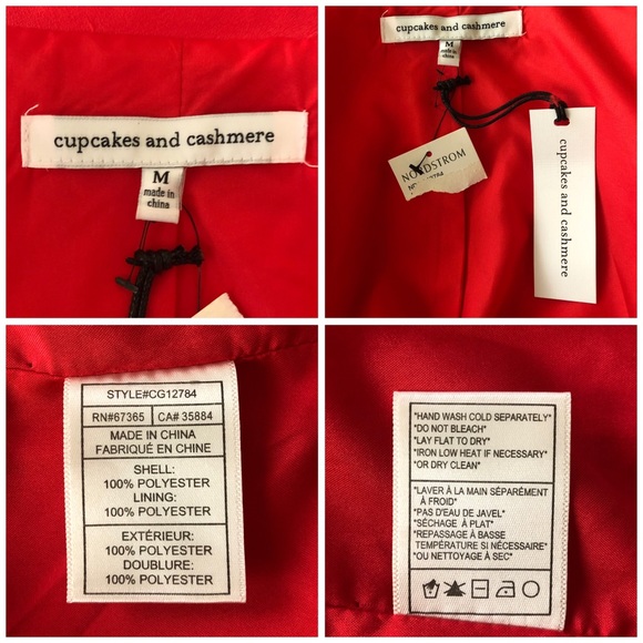 NWT Cupcakes And Cashmere Satin Crepe Jacket - Picture 8 of 8